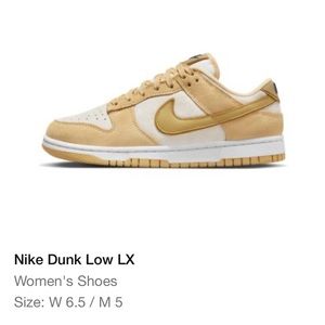 Nike Dunk  “Golden Suede” Sneaker Size 6.5